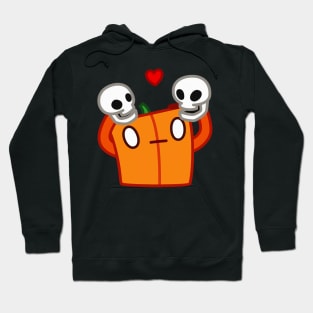 Paired square pumpkins Hoodie